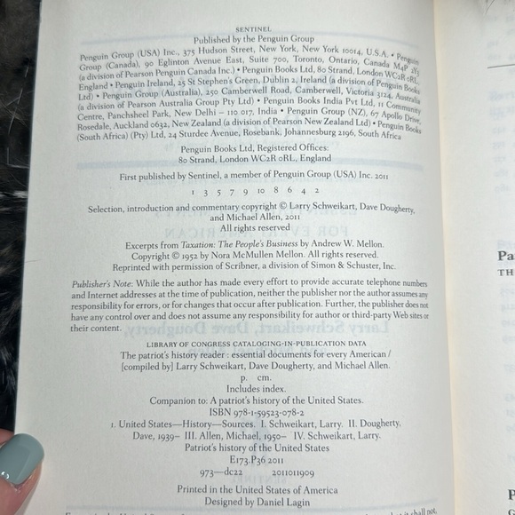 The Patriots History Reader: Essential Documents for Every American Book - Picture 4 of 4